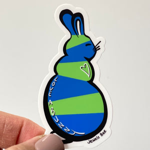 Love a Bunny Stickers - Four Different Colorful Designs