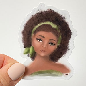 Olive, Black Girl Sticker