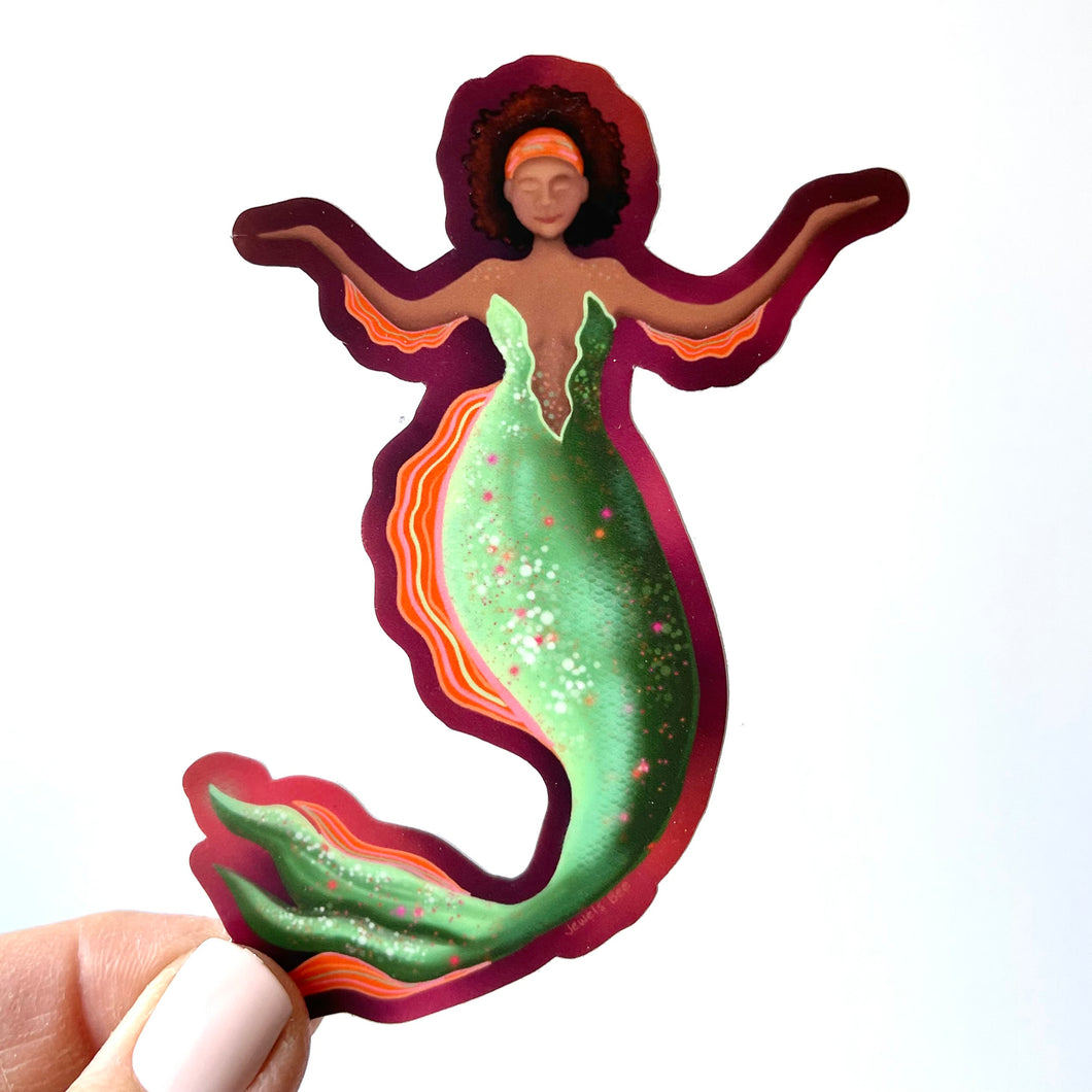 Peaceful Mermaid Sticker