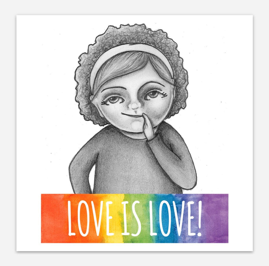 Love is Love Sticker, Love is Love Decal, Rainbow Pride Sticker, Love is Love Car Decal, Love is Love Car Sticker, Coming Out Gift