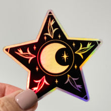 Load image into Gallery viewer, Holographic Moon Sticker