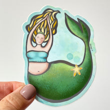 Load image into Gallery viewer, Mermaid with Starfish Sticker