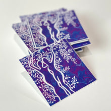 Load image into Gallery viewer, Purple and Blue Tree Women Sticker