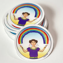 Load image into Gallery viewer, Rainbow Girl Sticker