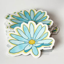 Load image into Gallery viewer, Blue Daisy Flower Sticker